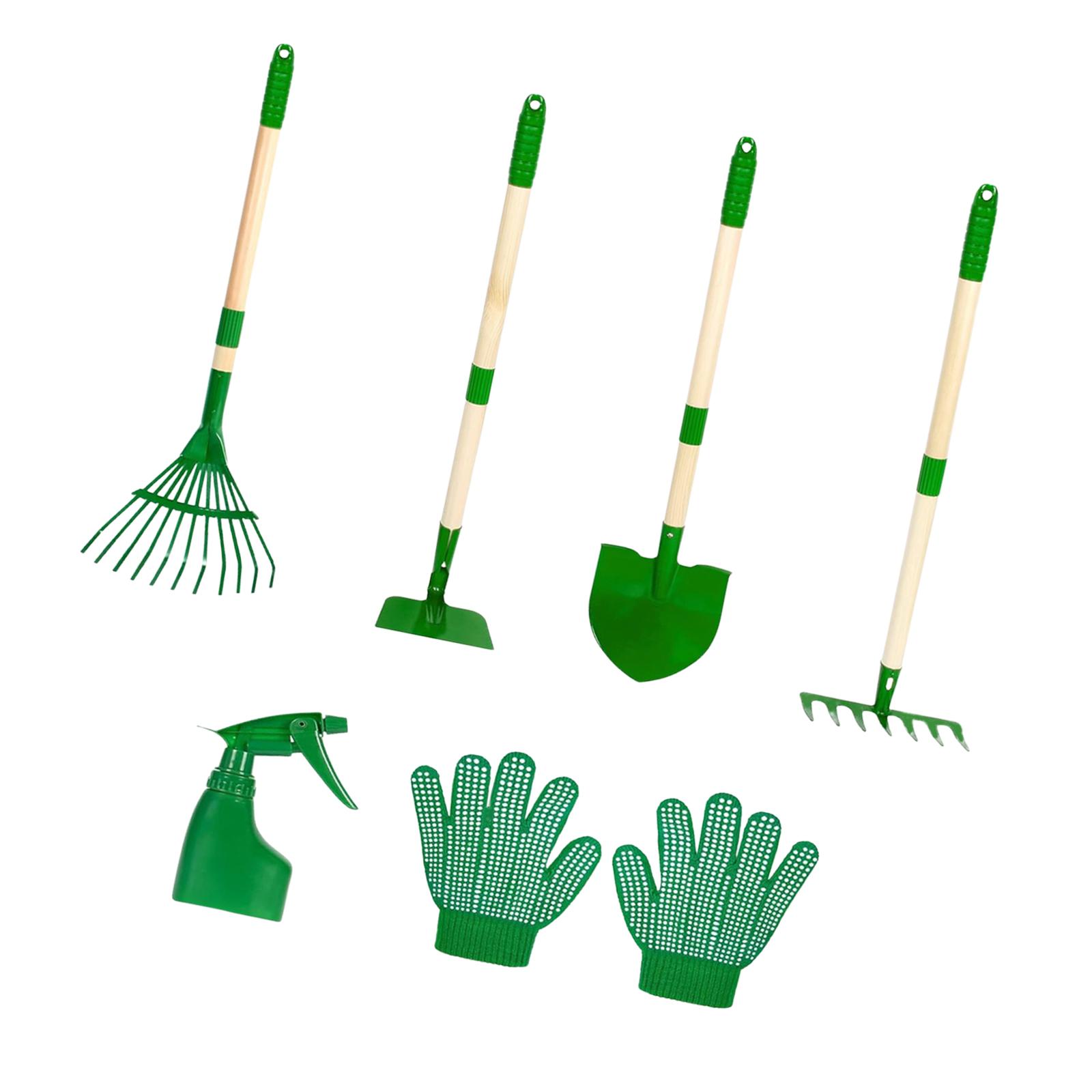 Gardening Tools Set Gift - 6x Kids Gardening Tools Set Outdoor