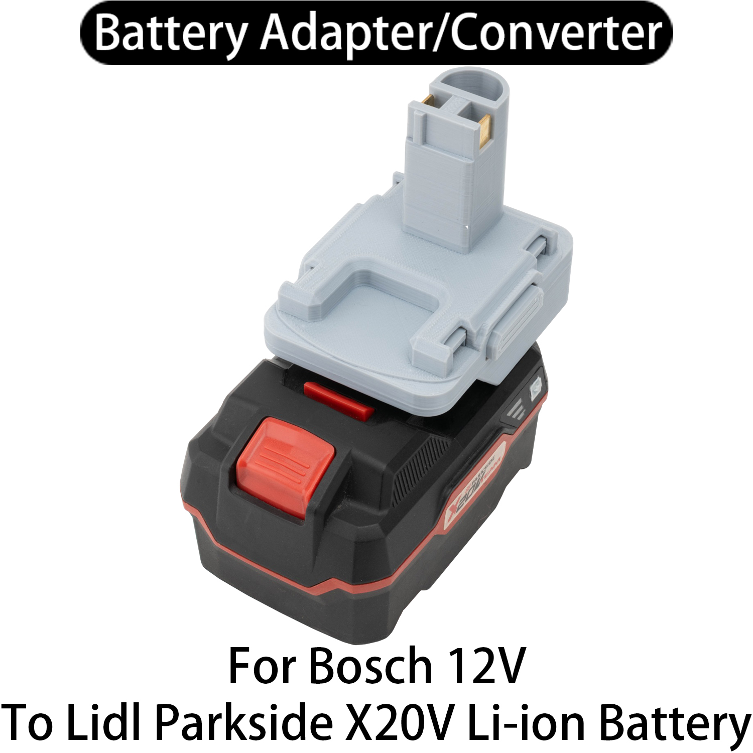 Gardening Tools Lidl - Battery Adapter For Bosch 12V Li-ion