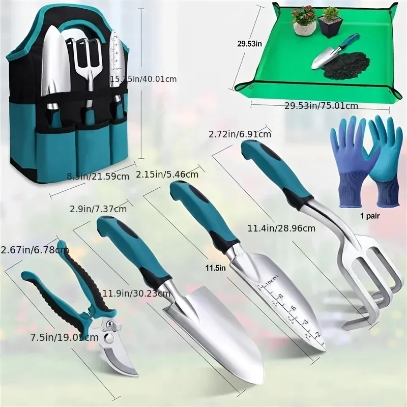 7PCS Garden Hand Tools Set Hea - Gardening Tools Set Gift review and price