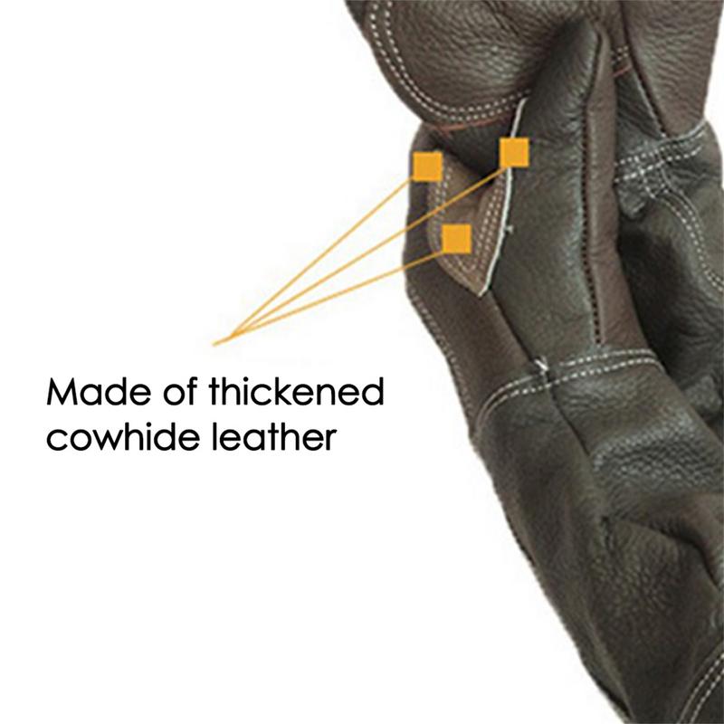 Pet Gloves Cowhide Leather Ant - Gardening Tools Gloves review and price