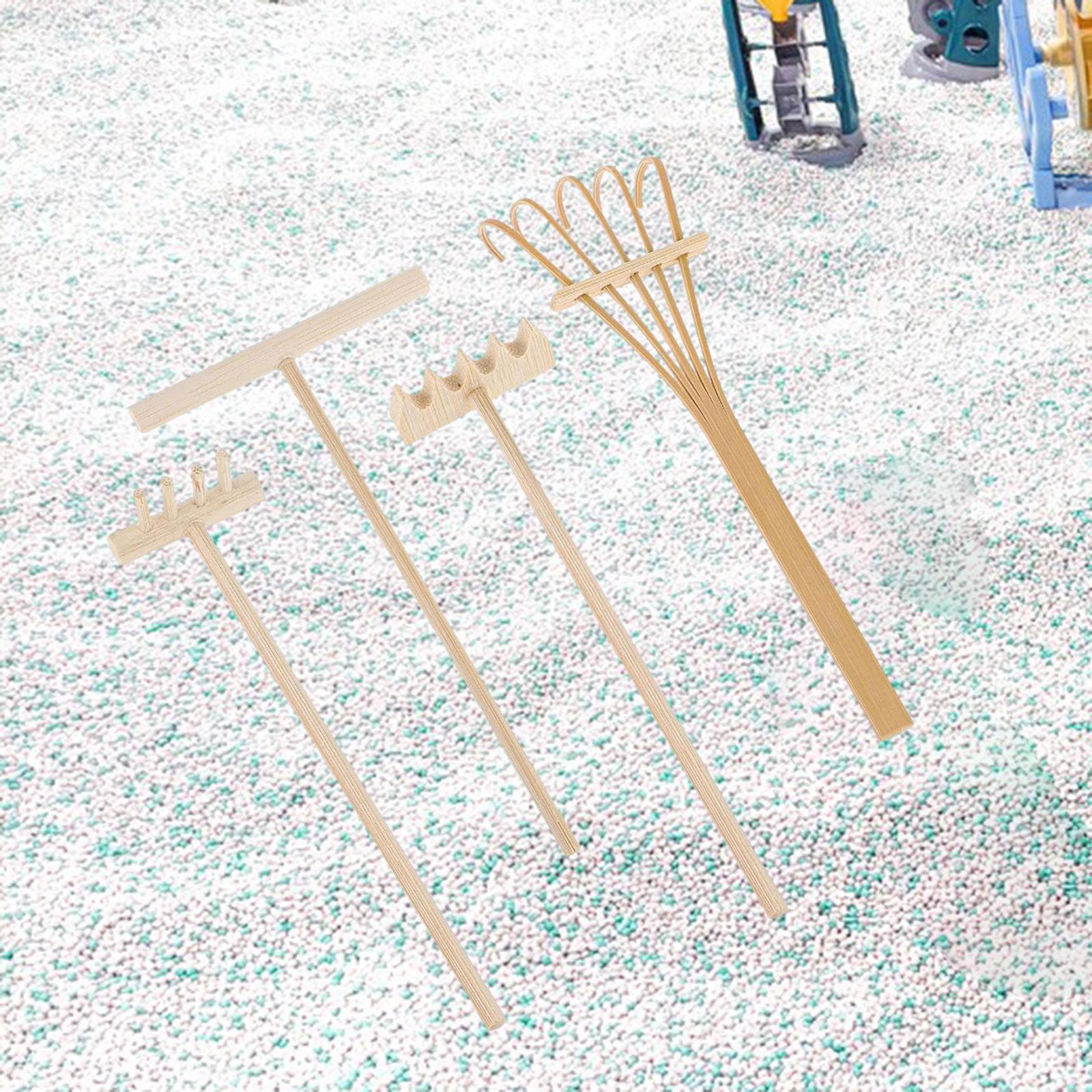 4 Pieces Rake Garden Sand Mini - Gardening Tools Set Gift review and price