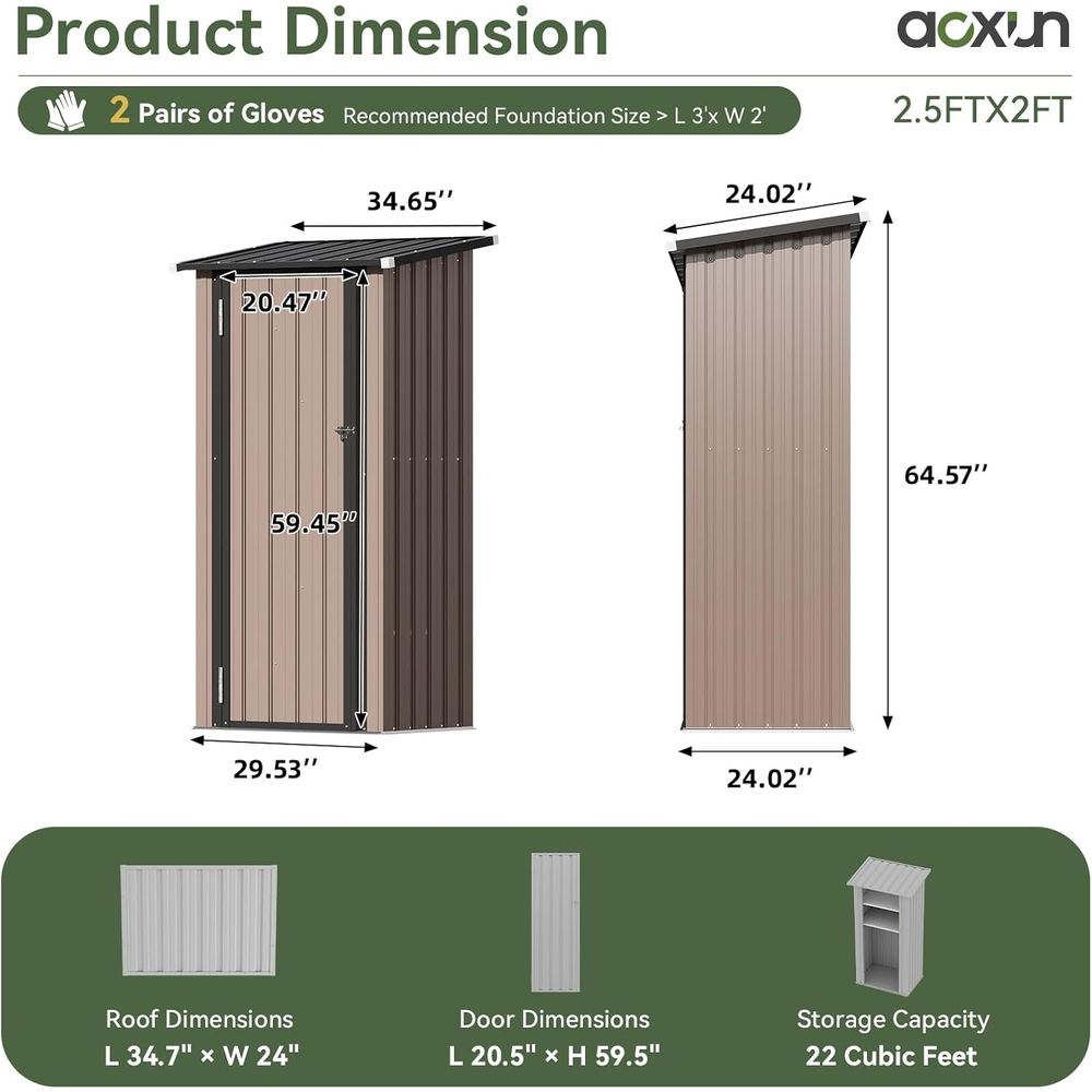 Outdoor Storage Cabinet Shed w - Gardening Tools Storage review and price