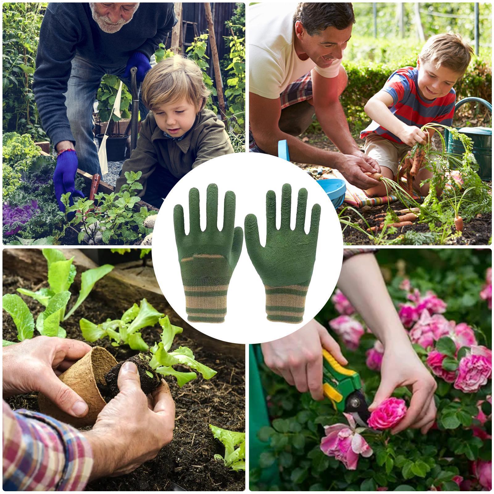 1Pair of Gardening Gloves Rubb - Gardening Tools Gloves review and price