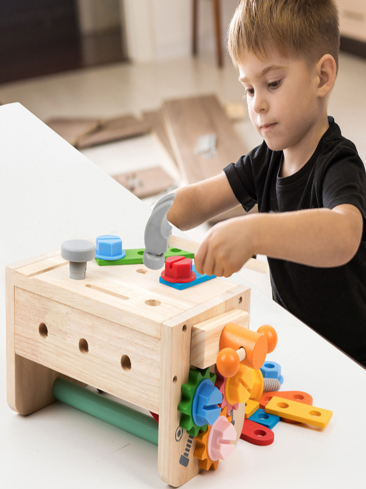 Kids Tool Bench Wooden Set Toy - Gardening Tools Set Gift review and price