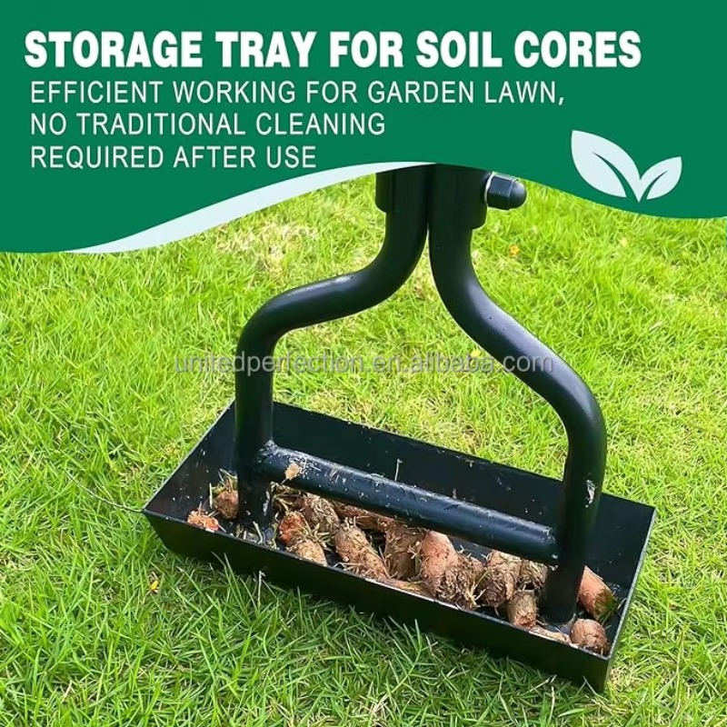 Manual Lawn Aerator Manual Cor - Gardening Tools Storage review and price