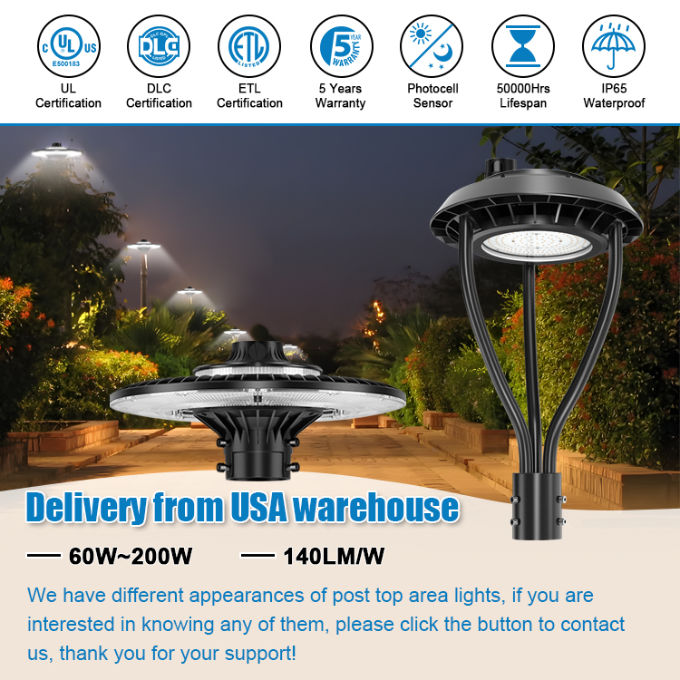 LED POST TOP Fixture ETL CE UL - Gardening Tools List review and price