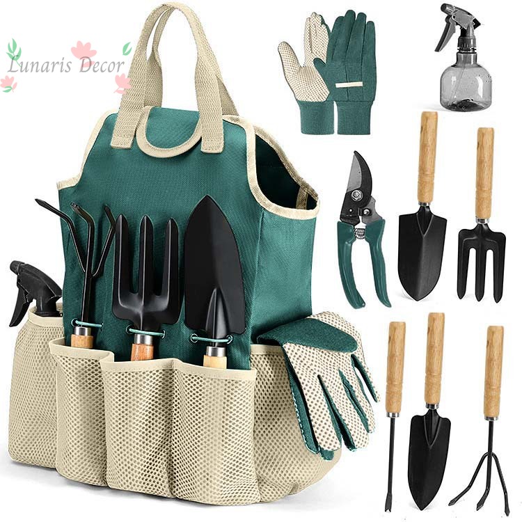 9-piece outdoor garden tool ki - Gardening Tools Set Gift review and price