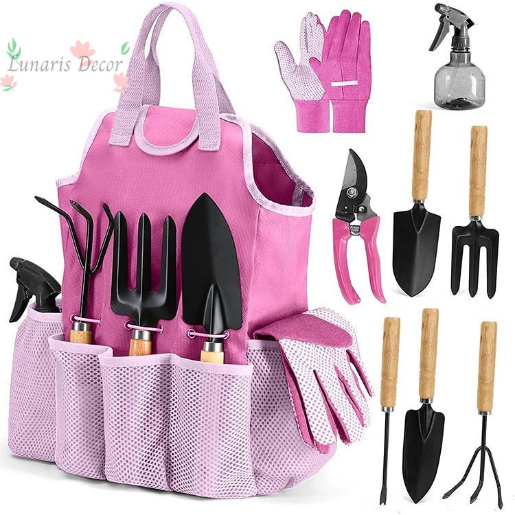 9-piece outdoor garden tool ki - Gardening Tools Set Gift review and price