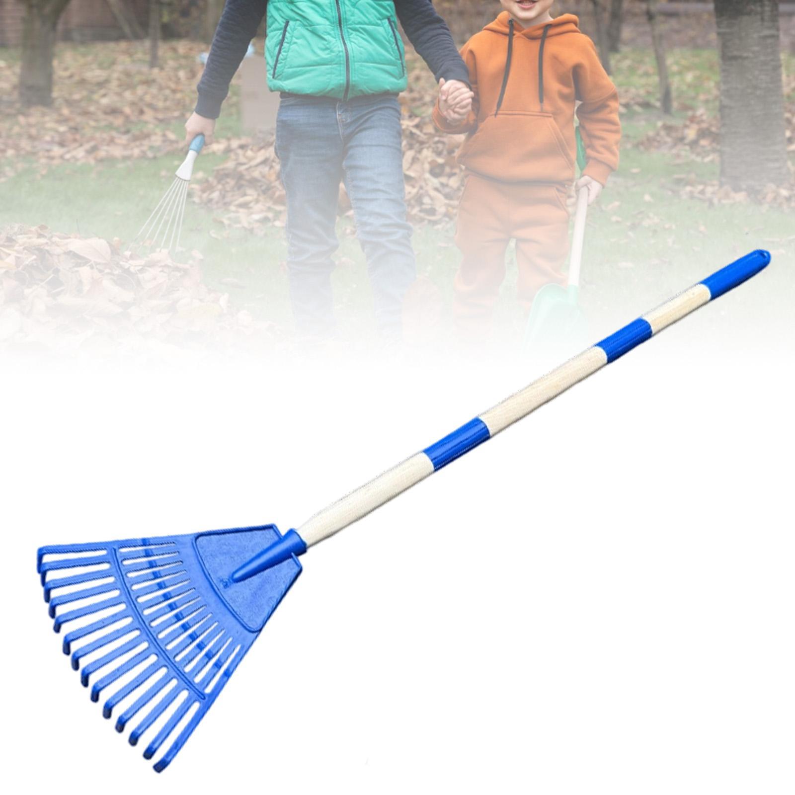 Small Leaf Rake 3 Sections Ste - Gardening Tools For 6 Year Old review and price