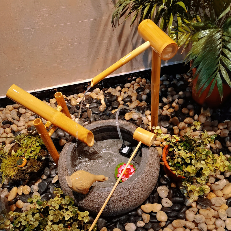 Japanese bamboo Jinglu stone b - Gardening Hand Tools Japanese review and price