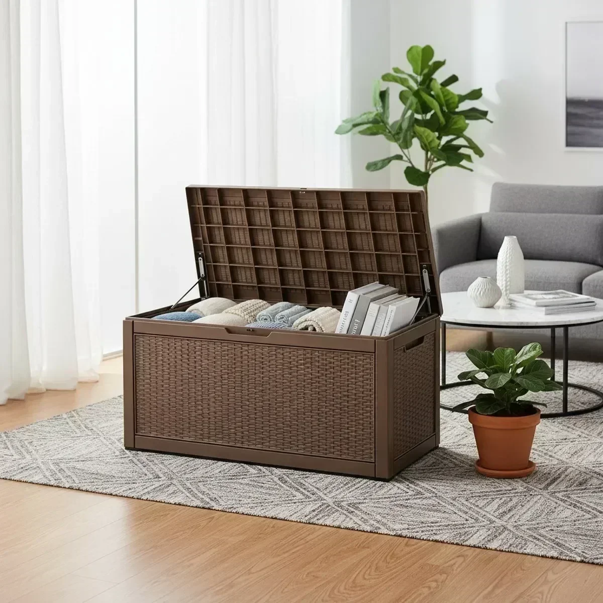 Large Outdoor Storage Bench Wa - Gardening Tools Storage review and price
