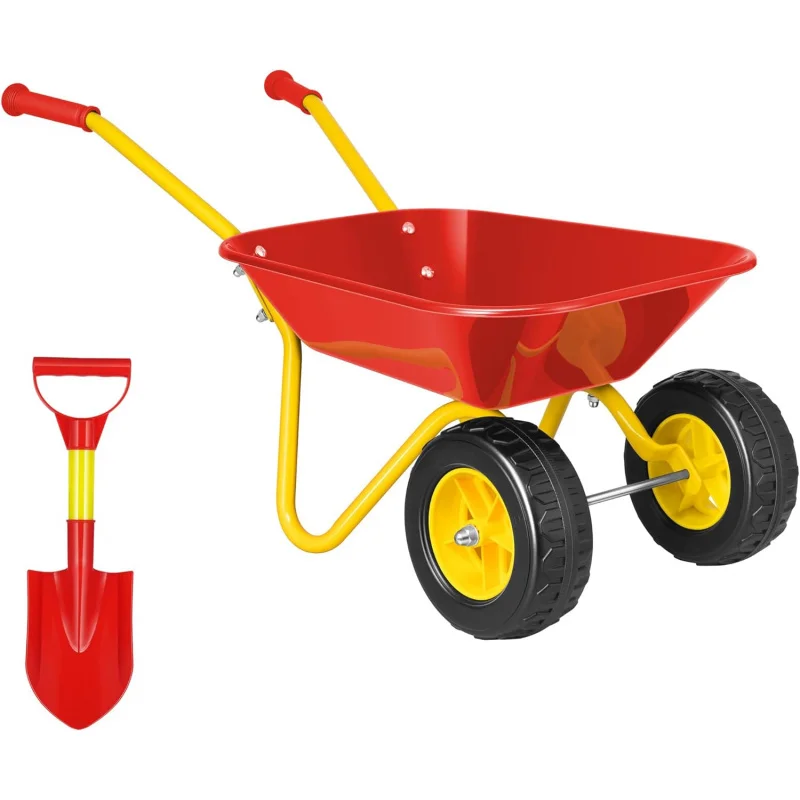 Kids Wheelbarrow Children Gard - Gardening Tools Set Gift review and price