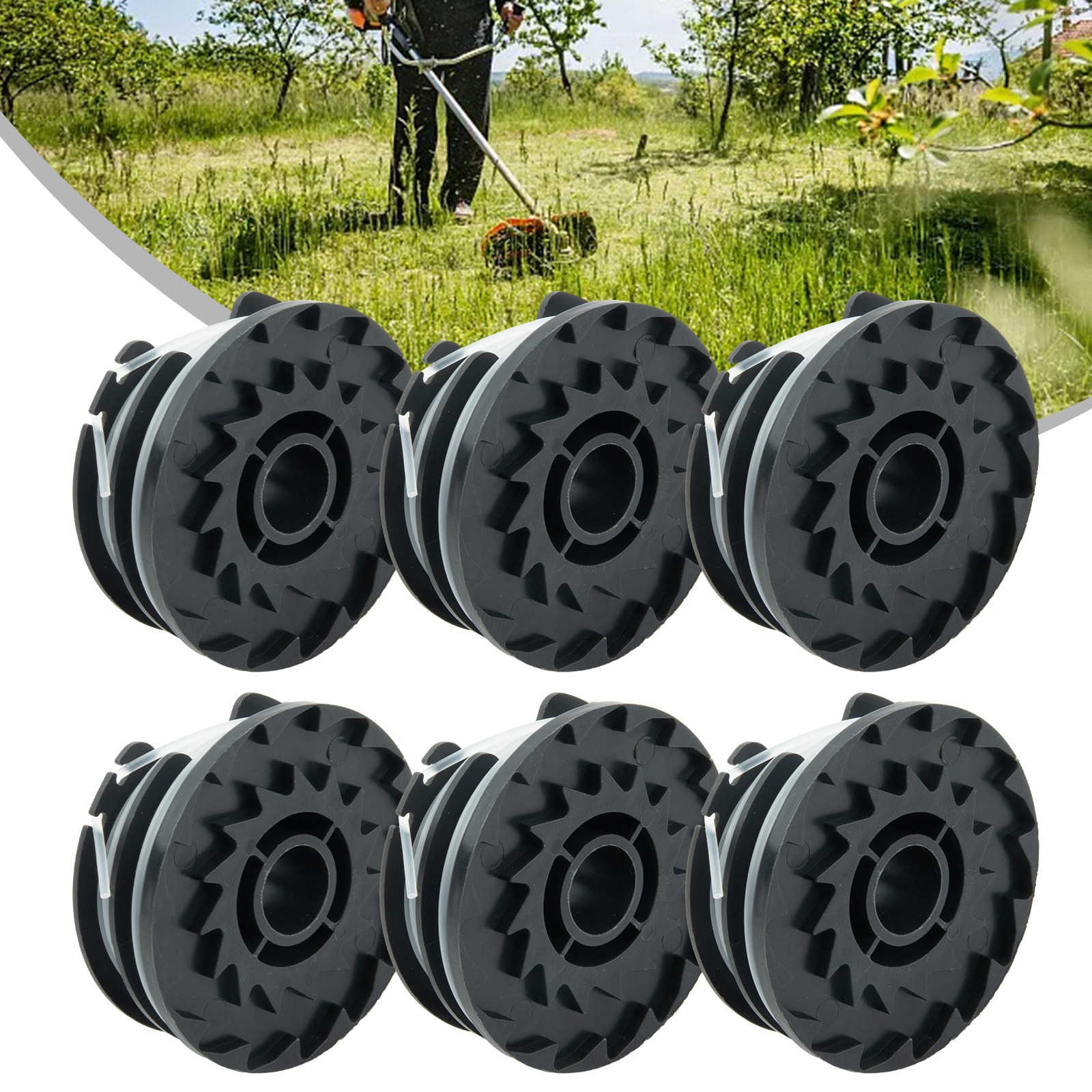 Portable 1/6PCS Thread Spools  - Gardening Tools Lidl review and price